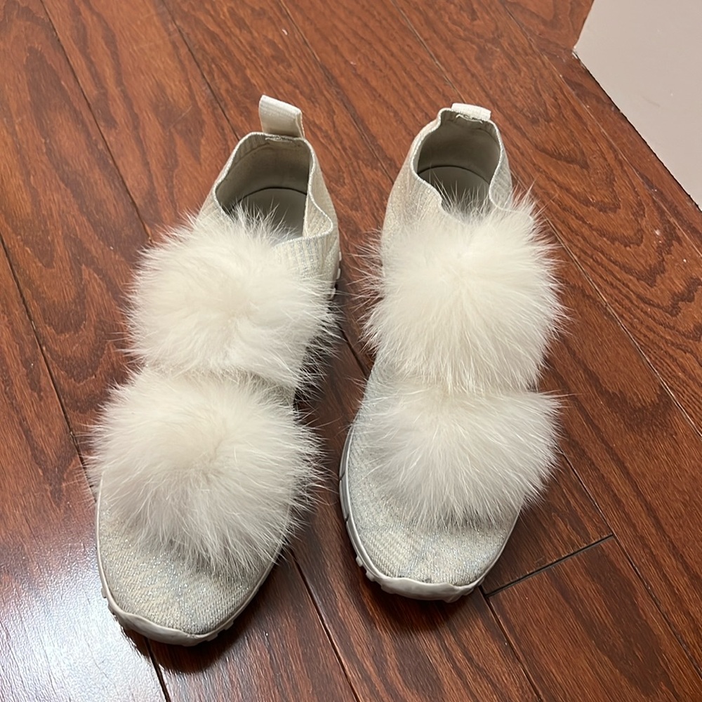 Jimmy choo PomPom sneakers - used